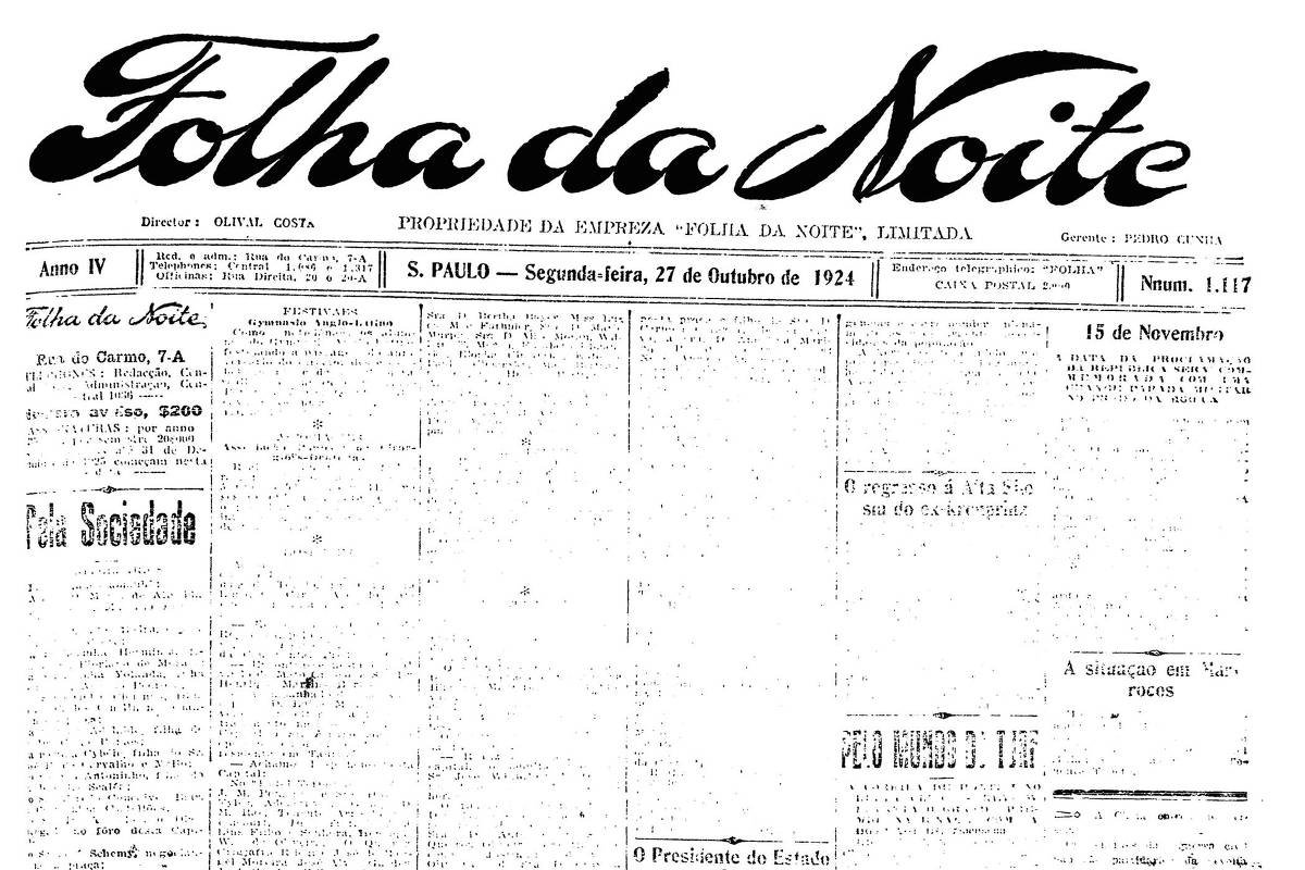 1924: SP escolhe prado da Mooca para desfile de 15 de Novembro - 26/10/2024 - Banco de Dados