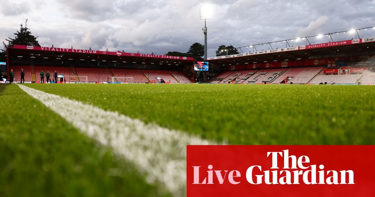 Bournemouth x Arsenal: Premier League – ao vivo | Primeira Liga
