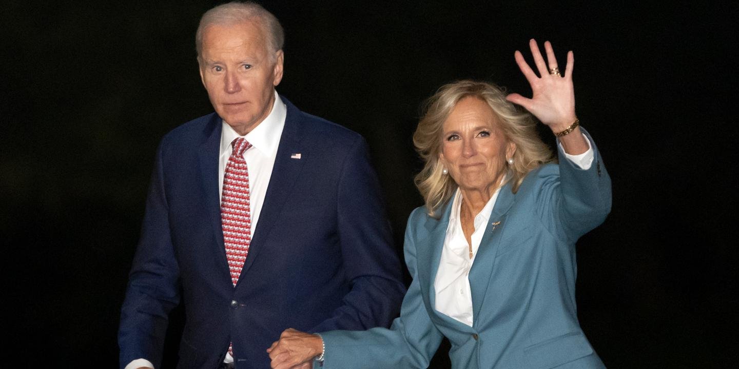 Campanha de Joe e Jill Biden na Pensilvânia para apoiar Kamala Harris