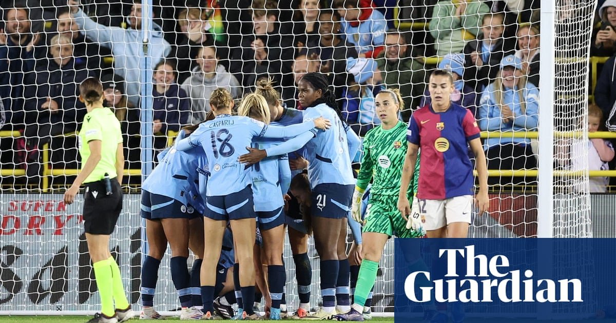 Layzell e Shaw levam o Manchester City à vitória sobre o Barcelona, ​​​​campeão da WCL | Liga dos Campeões Feminina
