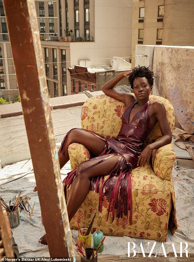 Lupita Nyong'o, 41, confirmed the rumours she has split from Joshua Jackson in a gorgeous shoot for Harper's Bazaar UK