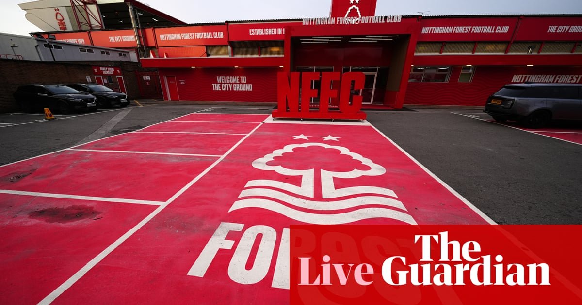 Nottingham Forest x Crystal Palace: Premier League – ao vivo | Primeira Liga
