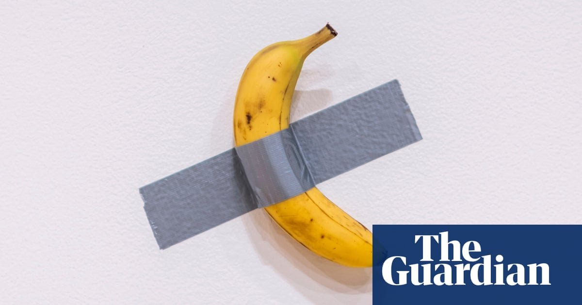 ‘Banana mais cara do mundo’ é leiloada por US$ 5,2 milhões – vídeo | Maurício Cattelan
