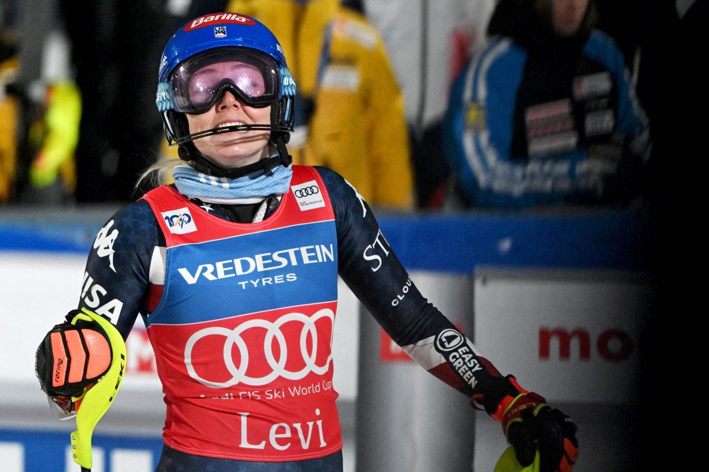 A estrela americana Mikaela Shiffrin vence o primeiro slalom da temporada em Levi
