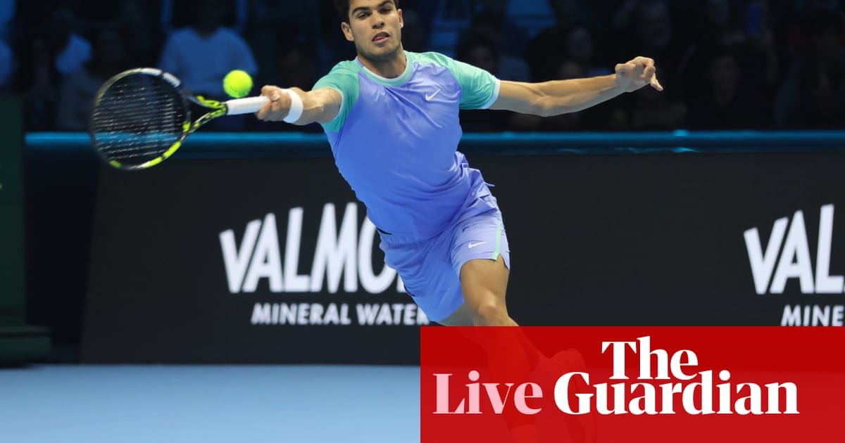 Carlos Alcaraz x Andrey Rublev: tênis ATP Finals – ao vivo | Finais ATP
