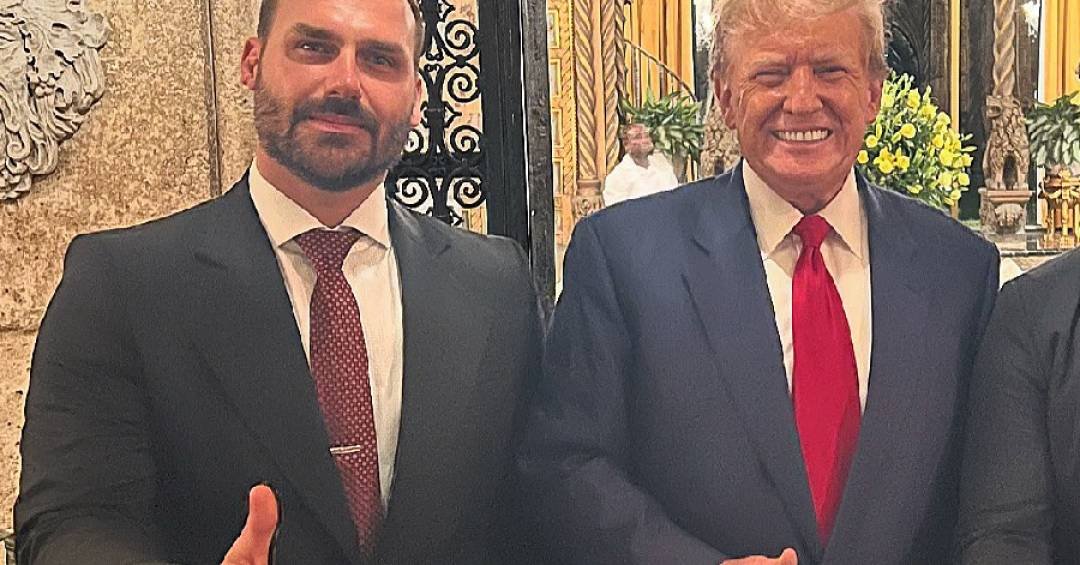 Fã de Trump, Eduardo Bolsonaro já tem data para vi...