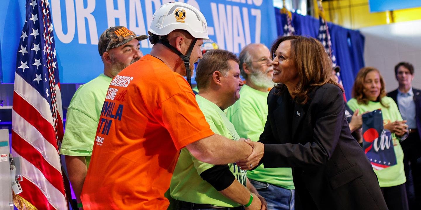 Kamala Harris e Donald Trump disputam o voto dos trabalhadores no 'Rust Belt'