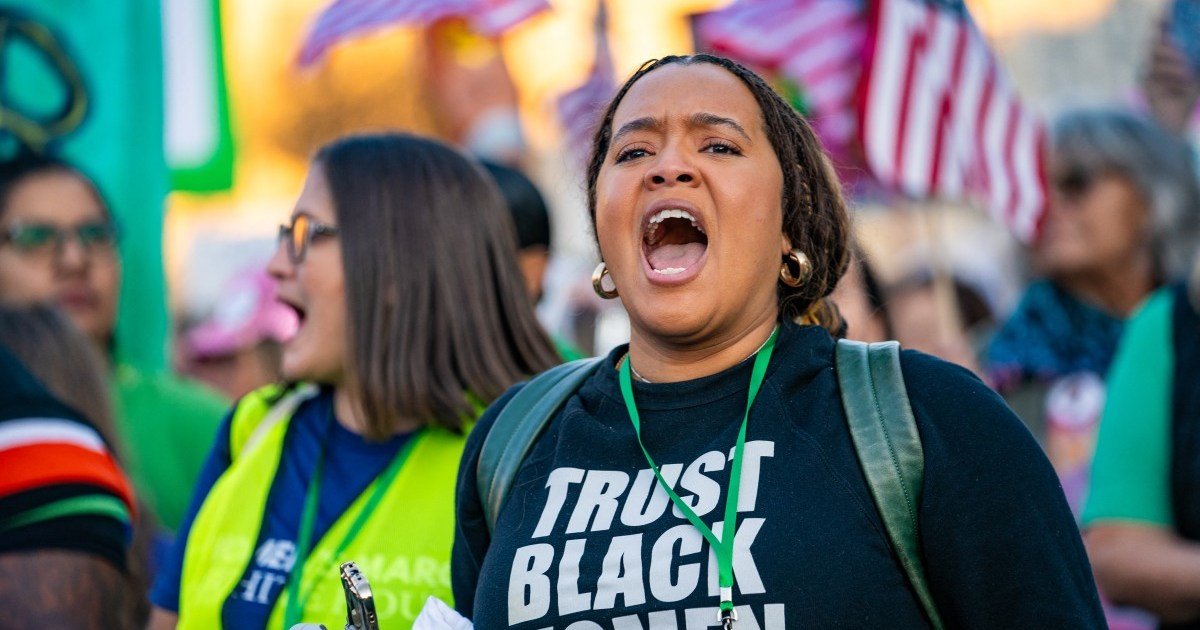 Marcha das Mulheres dos EUA de 2024: Grande manifestação em DC para apoiar Harris e o direito ao aborto | Notícias das Eleições de 2024 nos EUA