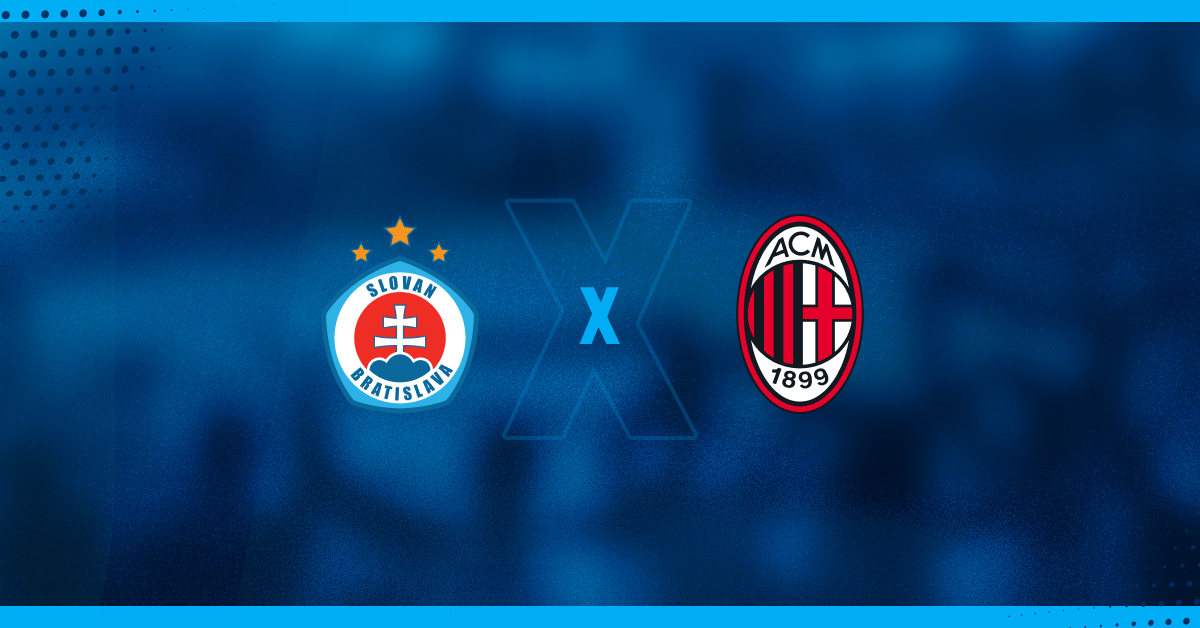 Slovan Bratislava x Milan pela Champions League