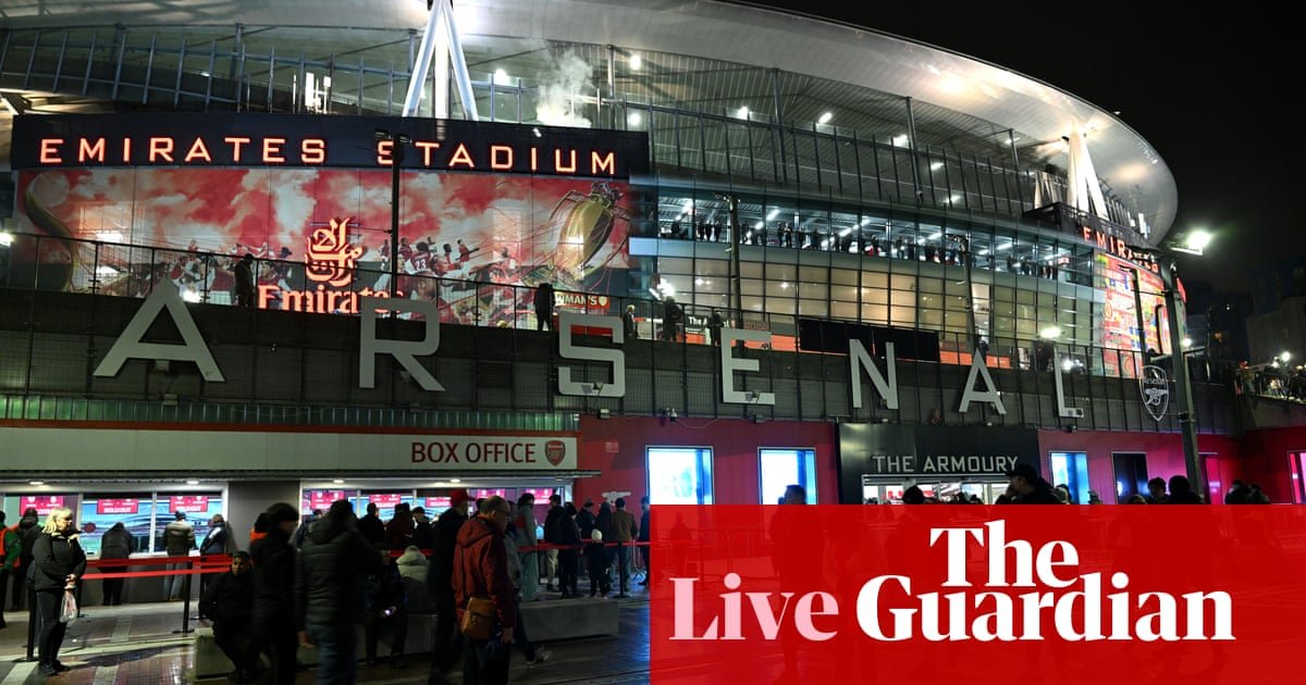 Arsenal x Crystal Palace: quartas de final da Carabao Cup – ao vivo | Copa Carabão
