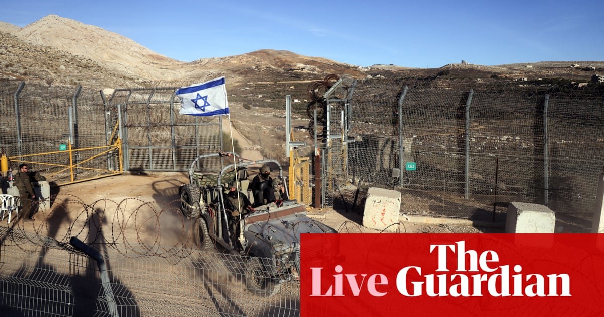 Crise no Oriente Médio ao vivo: governo israelense aprova planos para estender a ocupação das Colinas de Golã | Notícias do mundo