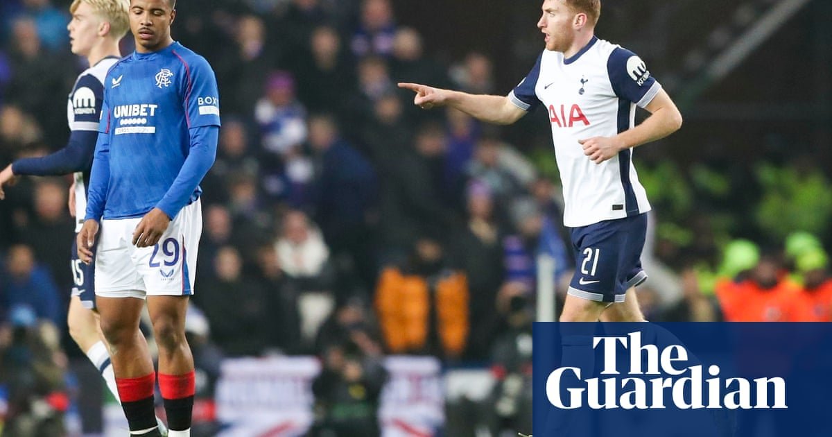 Dejan Kulusevski resgata empate do Tottenham para negar o Rangers | Liga Europa
