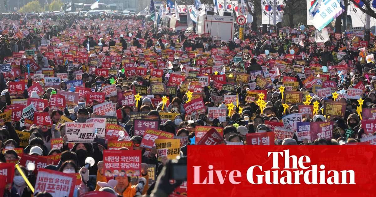 Impeachment da Coreia do Sul ao vivo: Milhares saem às ruas quando começa a segunda votação para impeachment de Yoon Suk Yeol | Coréia do Sul