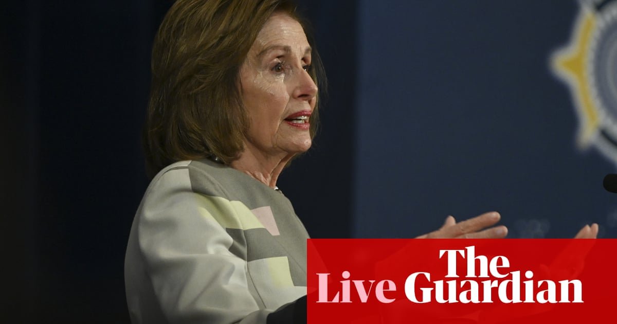 Nancy Pelosi levada ao hospital após lesão não especificada em Luxemburgo – Política dos EUA ao vivo | Donald Trump