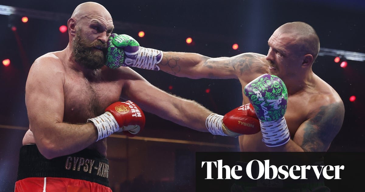 Oleksandr Usyk vence revanche dos pesos pesados ​​para silenciar Tyson Fury em Riade | Boxe
