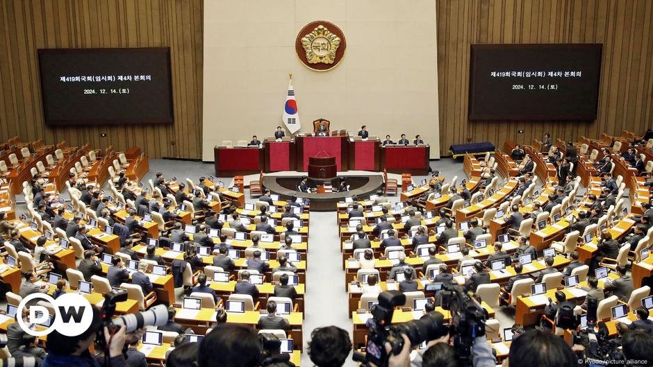 Tribunal superior da Coreia do Sul inicia revisão do impeachment de Yoon – DW – 16/12/2024