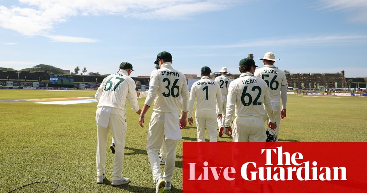 Sri Lanka / Austrália: Teste de Críquete Primeiro Men, Dia três - Live | Equipe de críquete da Austrália
