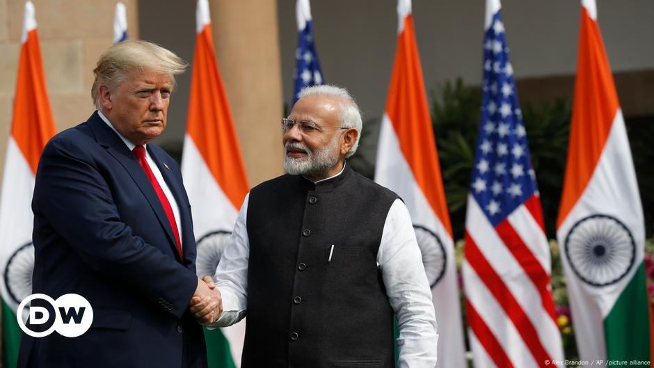 Trump, Modi Discuta o comércio e a possível visita da Casa Branca - DW - 27/01/2025
