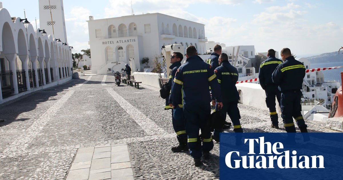 Estado de emergência declarado em Santorini após terremotos Ilha Shake | Grécia