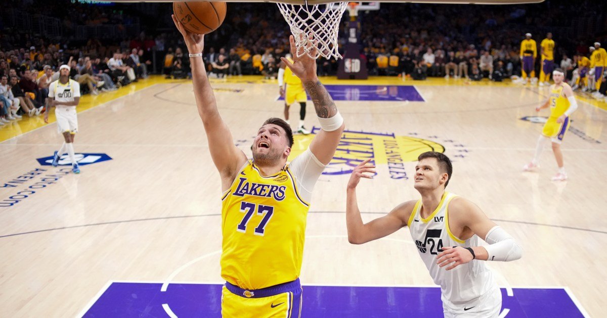 Luka Doncic faz de La Lakers estrear com vitória contra Utah Jazz | Notícias de basquete