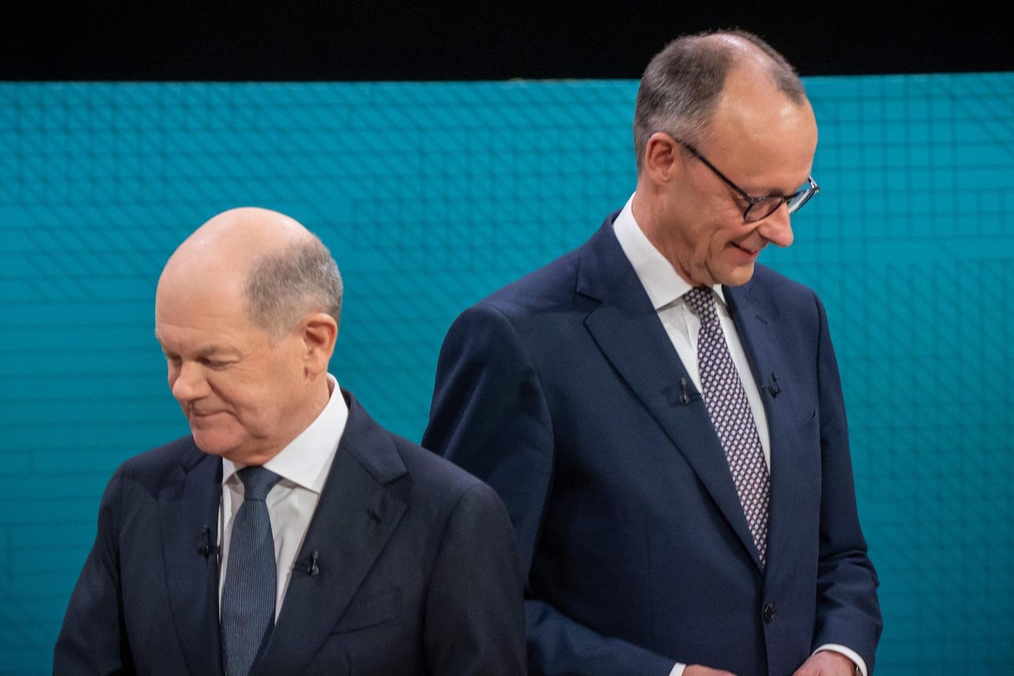 Na Alemanha, um primeiro debate sobre Void entre Friedrich Merz e Olaf Scholz