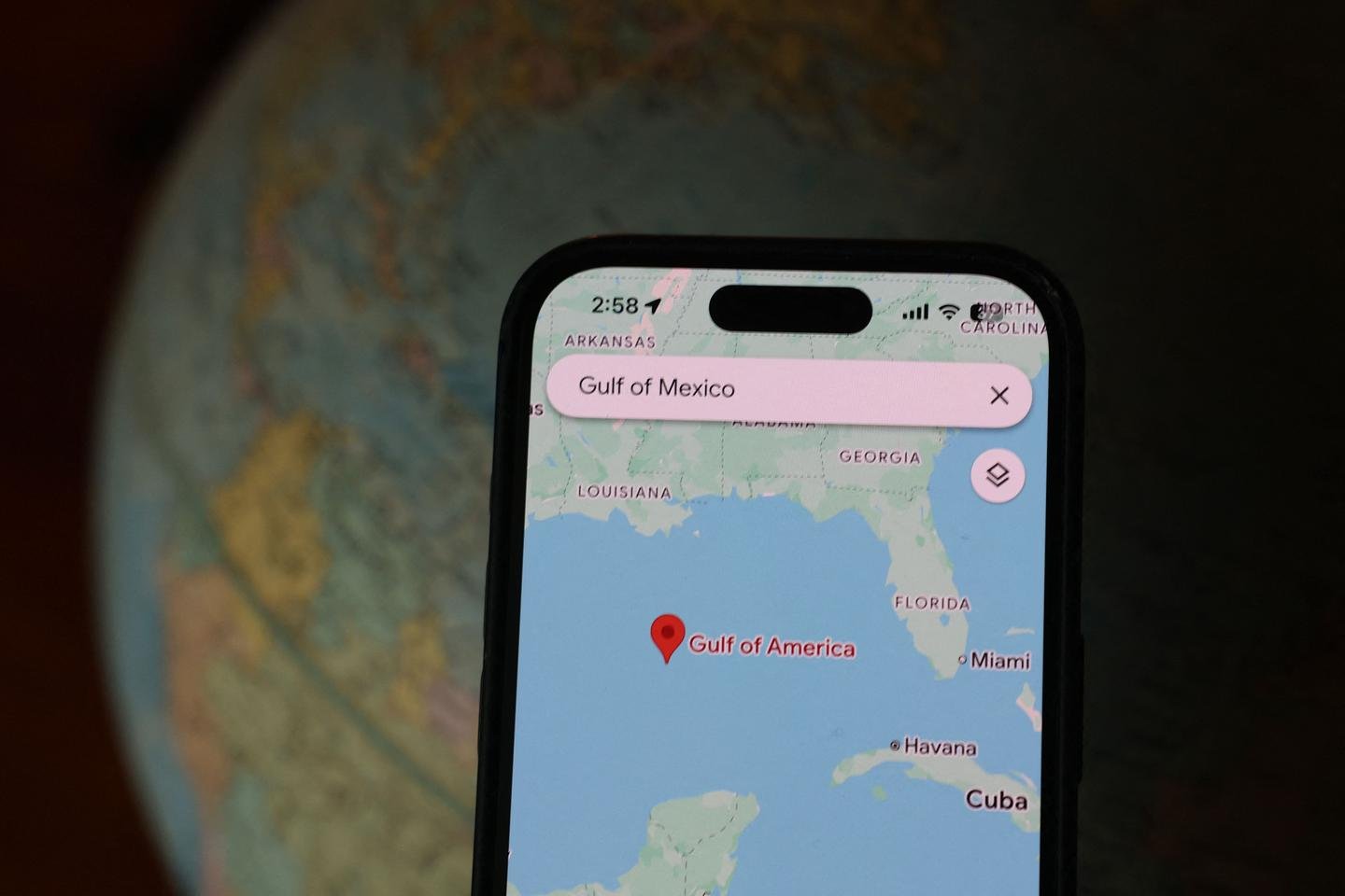 No Google Maps, o Golfo do México se torna "Golfo da América", de acordo com o desejo de Donald Trump
