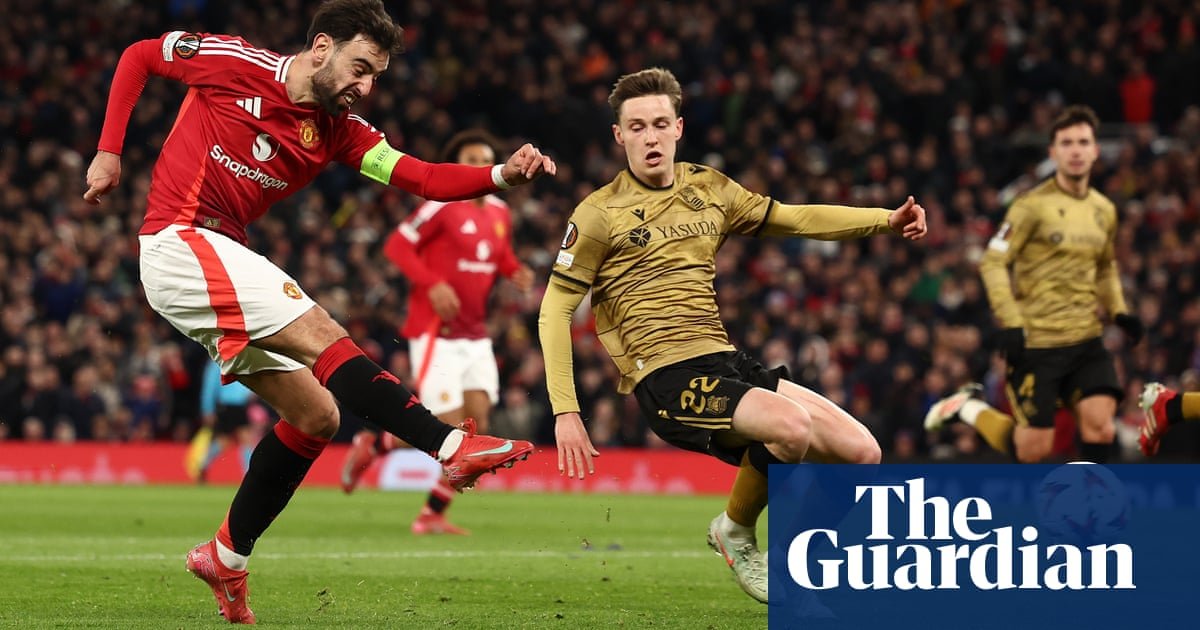 Fernandes Hat-Trick Powers Electric Manchester United Past Real Sociedad | Liga Europa